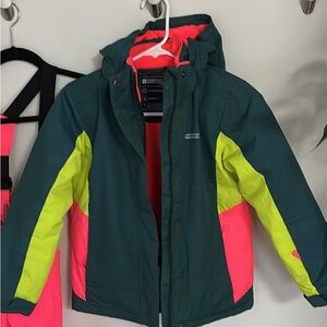 Vibrant Kids waterproof  ski jacket and pants with Hood